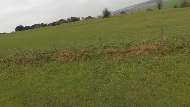 Beautiful landscape in Hampshire. England. GoPro
