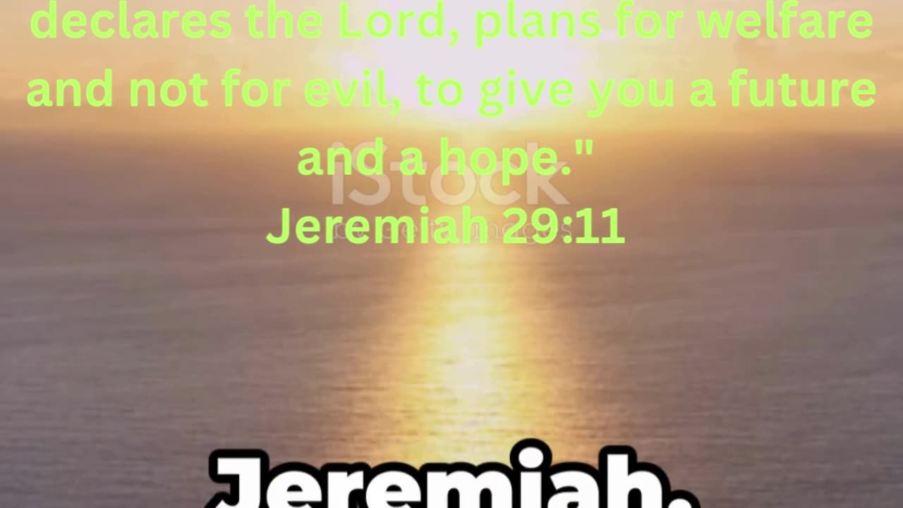 Word of God -Jeremiah 29:11