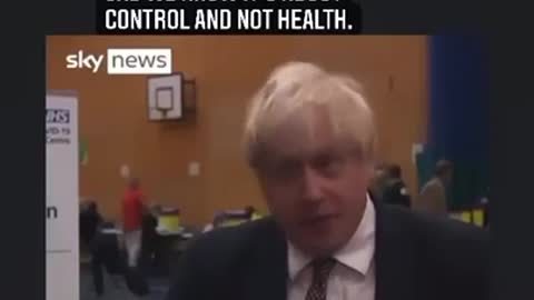 Boris lets the cat out of the bag on covid19: it's all a monstrous sham
