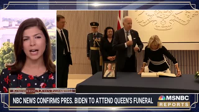 NBC News Confirms Biden Will Attend Queen Elizabeth's Funeral