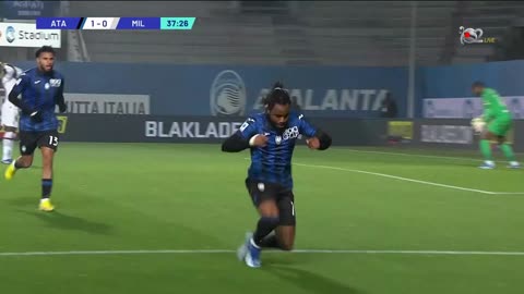 Lookman goal vs Milan