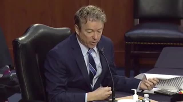 JUST IN: Rand Paul questions Dr. Rachel Levine on puberty blockers for minors with gender dysphoria