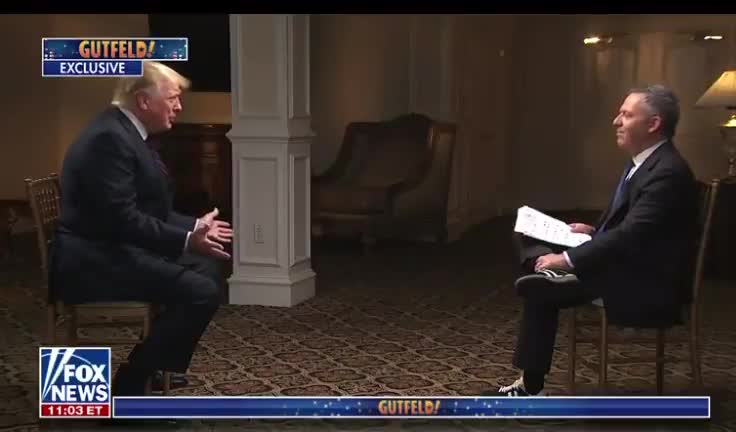 President Trump With Greg Gutfeld