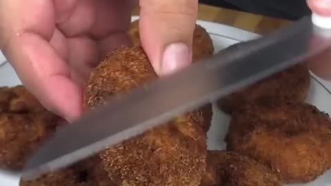 Chicken Donuts asmr food