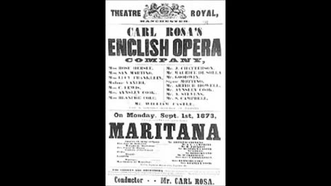 Maritana Highlights from Brittania at the Opera Roderic Dunnett January 1995