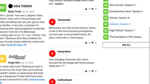 They are already accusing fans of being racist and sexist for disliking velma