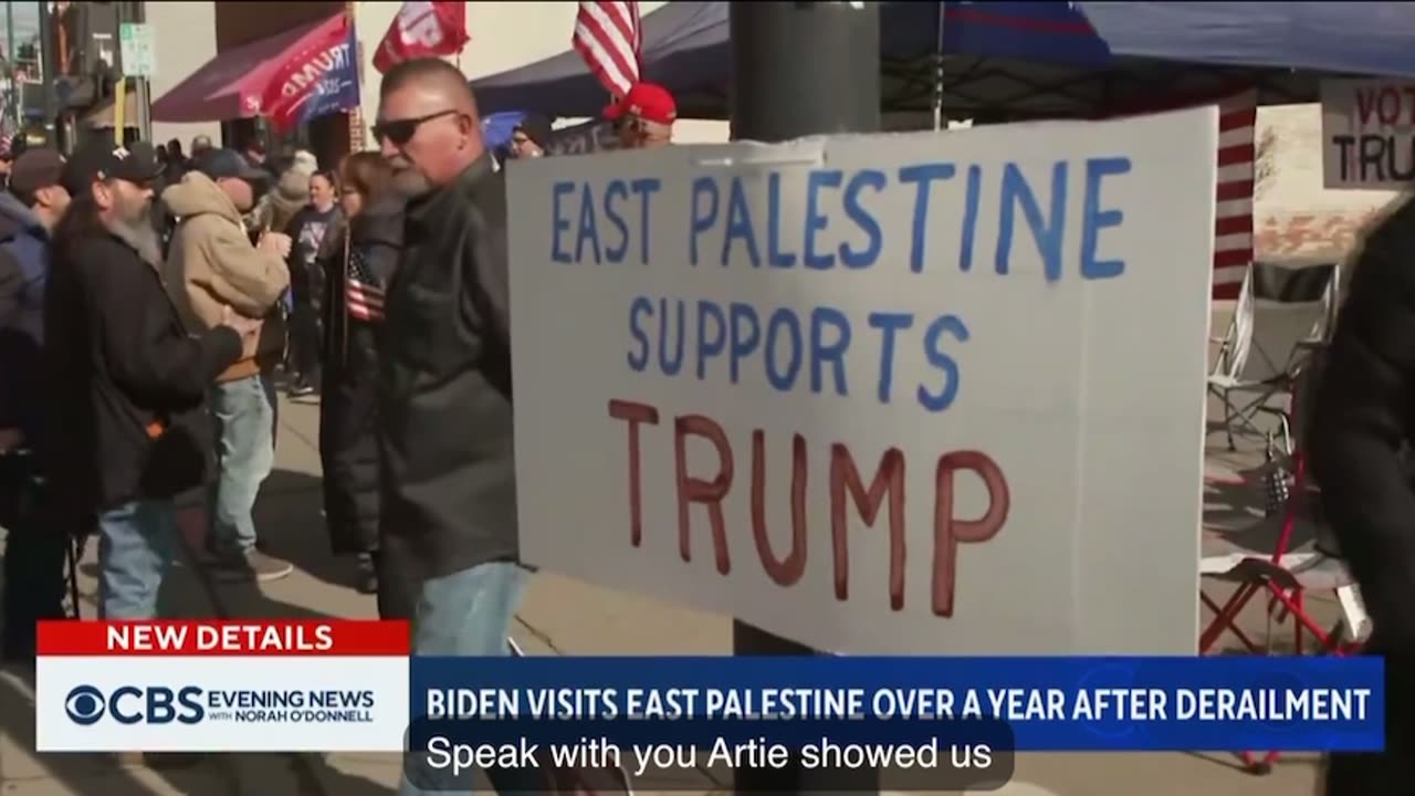 East Palestine Residents Denounce Joe Biden, Raise Concerns About Long-Term Health Implications