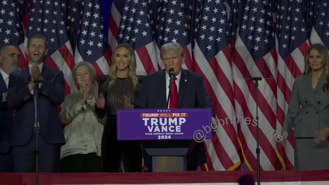 President Trump’s full victory speech at his election night party in West Palm Beach