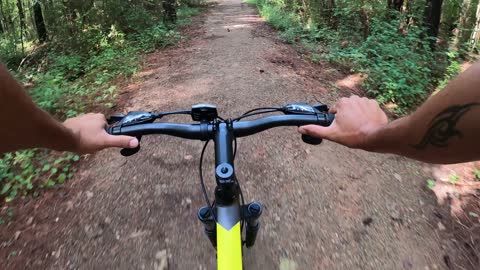 Mountain Biking First Person Point of View