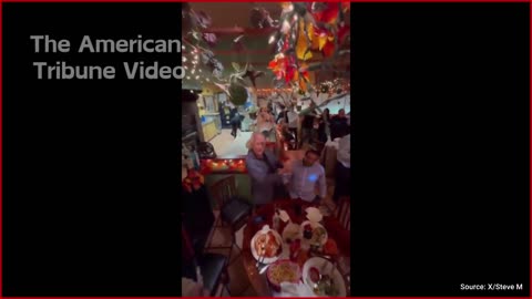 WATCH: Entire NY Restaurant Joins in Trump Dance YMCA Celebration