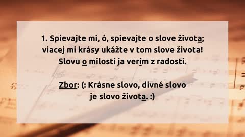 338. Spievajte mi