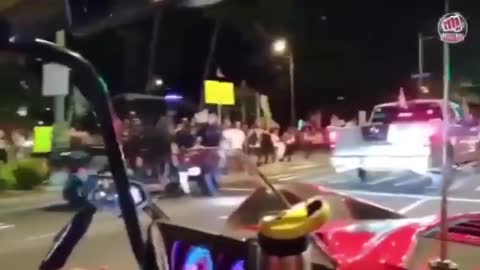 Hawaii Protestors in the streets