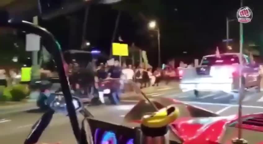 Hawaii Protestors in the streets