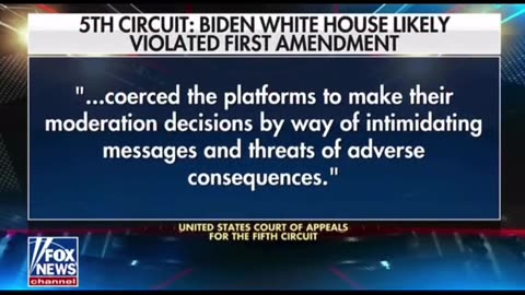 Biden colluded with big tech to suppress our first amendment now on fake news