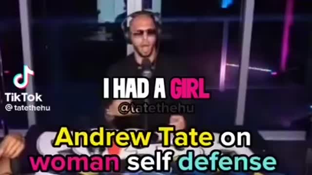 Andrew Tate on women self-defense