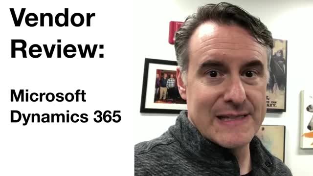 Vendor Review: Microsoft Dynamics 365