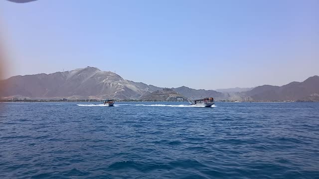 Boating in beach