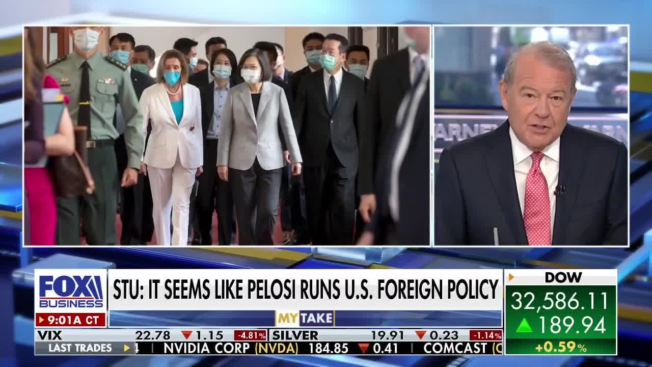 Stuart Varney: Pelosi’s Taiwan trip exposed the ‘weakness’ of Biden