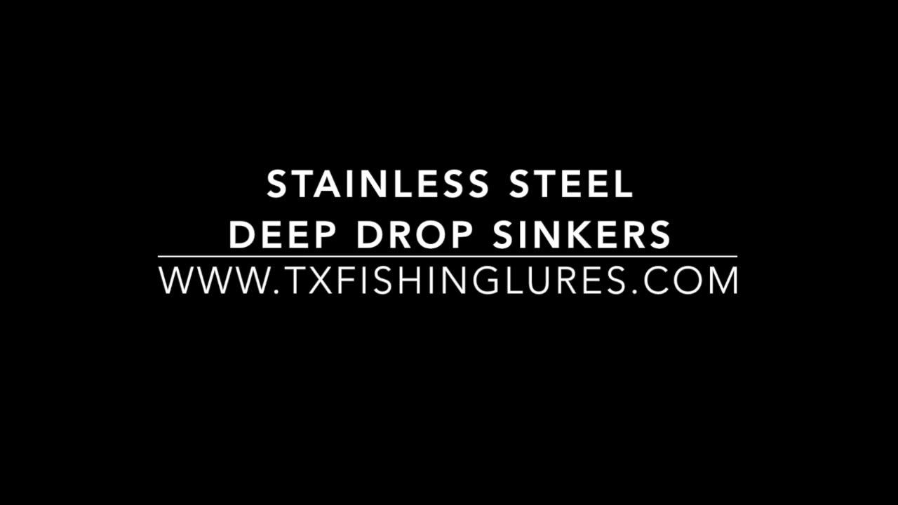 Cod Fishing Deep Drop Sinkers USA Manufactured