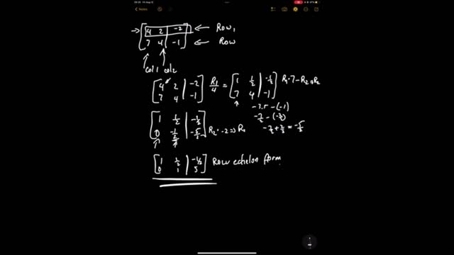 MATRICES Part IV: Solving Systems of Equations by Using Determinants and Matrices - ROW ECHELON FORM