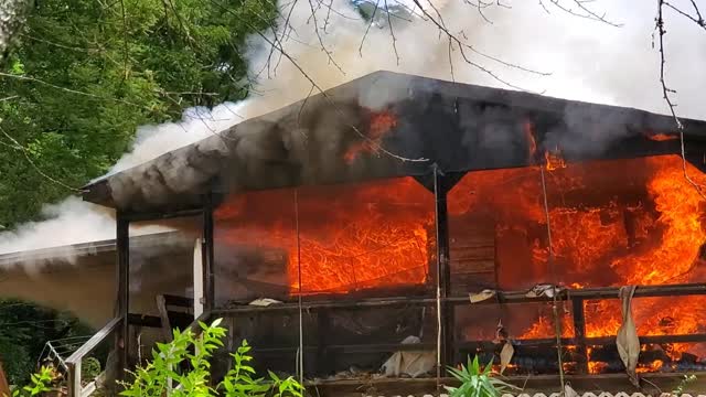 Clay County Fire and Rescue Live Burn Event July 2021