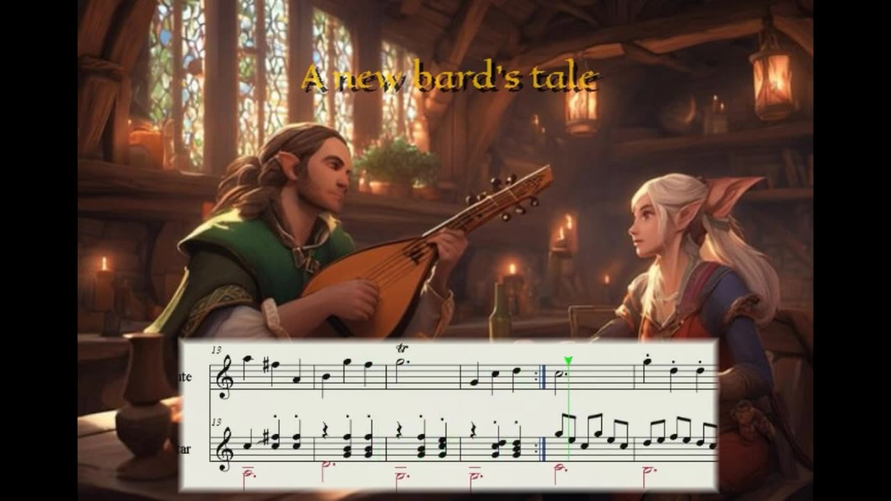 A new bard's tale - (432 Hz) - Lovely Guitar & Flute Romance