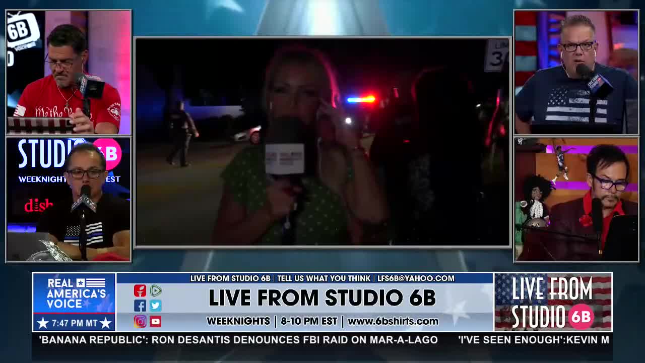 BREAKING: RAV on the ground in Mar-a-Lago with Dr. Gina on Live with studio 6b show.