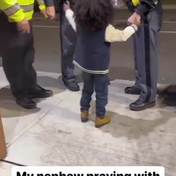 Nephew Praying With The Cops (CC)