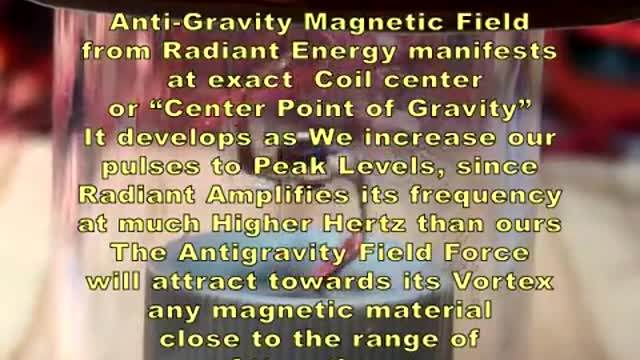 Antigravity of radiant energy