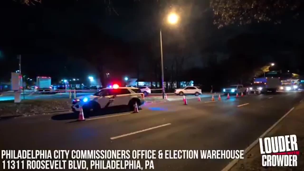 Philadelphia PA shifting “new workers” just as Trucks pull up with an Unknown amount of Ballots