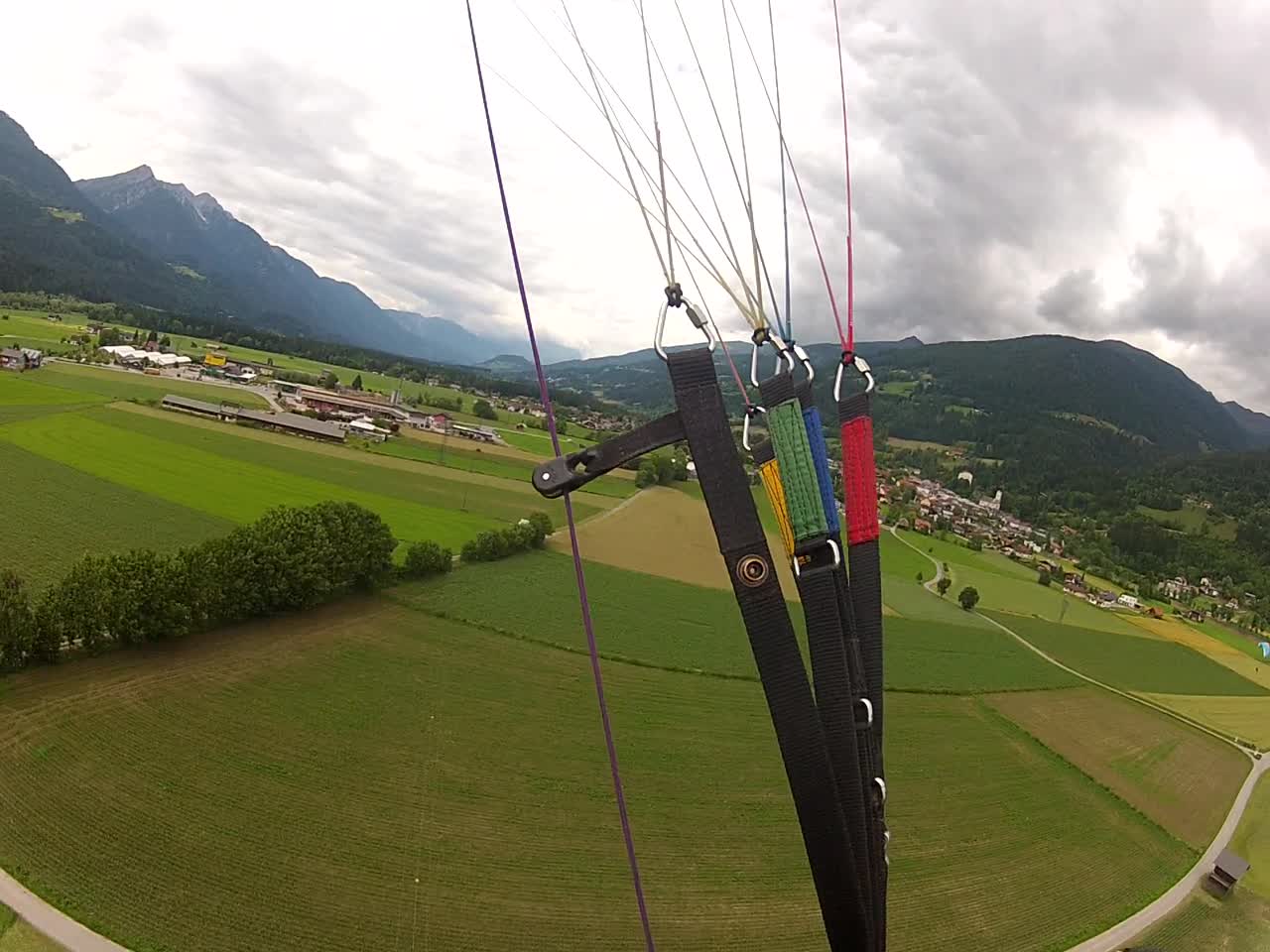 Paragliding in the Alps. Long version