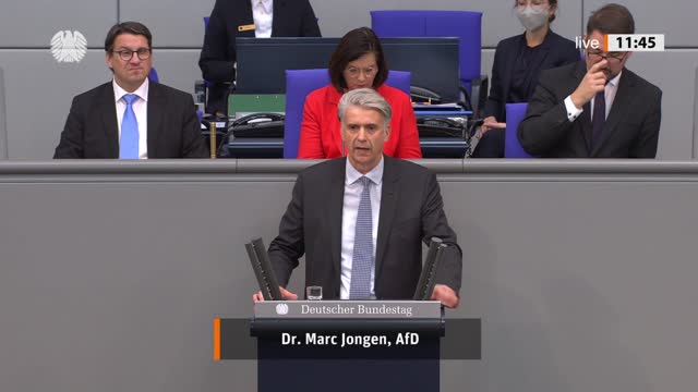 Dr. Marc Jongen Rede vom 20.10.2022 - Notfallfonds für das Wissenschaftssystem