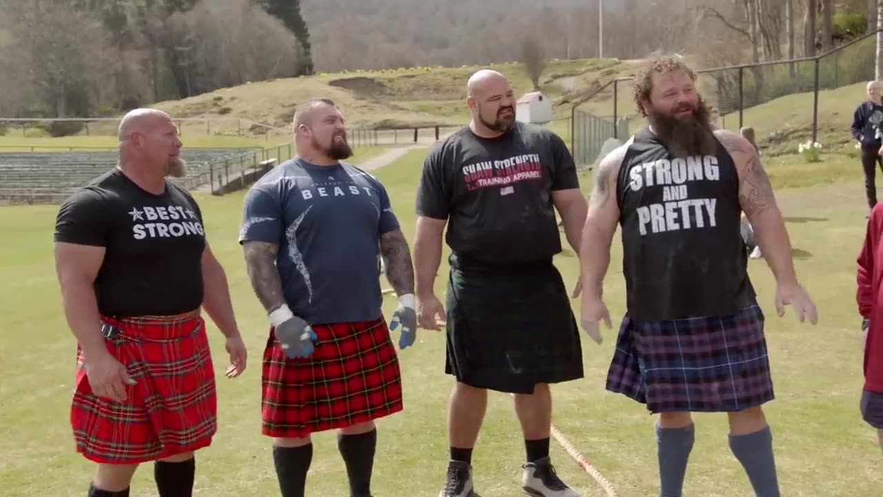 STRONGMEN VS. SCOTSMEN IN EPIC TUG-OF-WAR | The Strongest Man in History (Season 1) | History