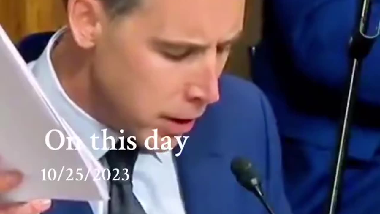 Josh Hawley Exposing Children From The Border Being Placed in Illegal Labor Camps