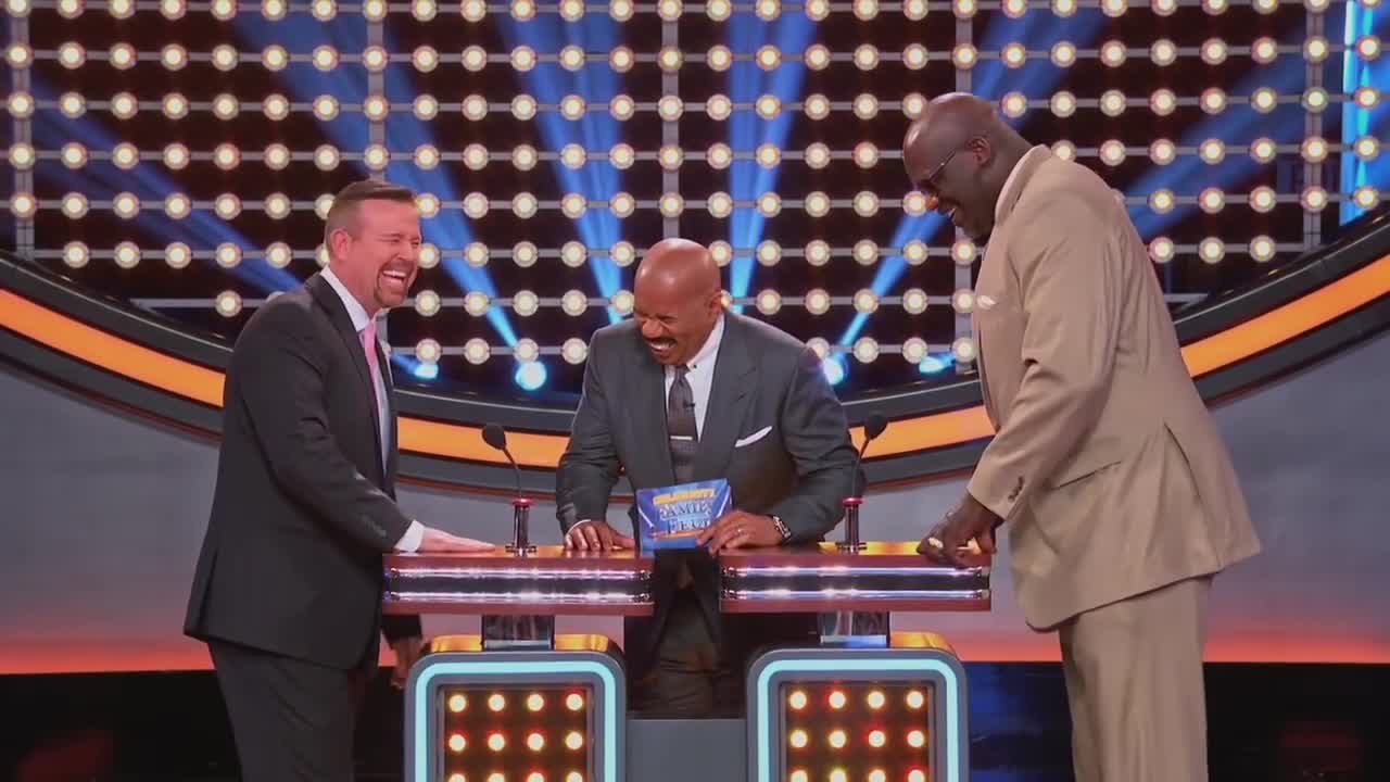 Shaq ain't TELLING! - Celebrity Family Feud