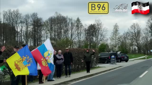 Stiller Protest B96 vom 24.04.2022