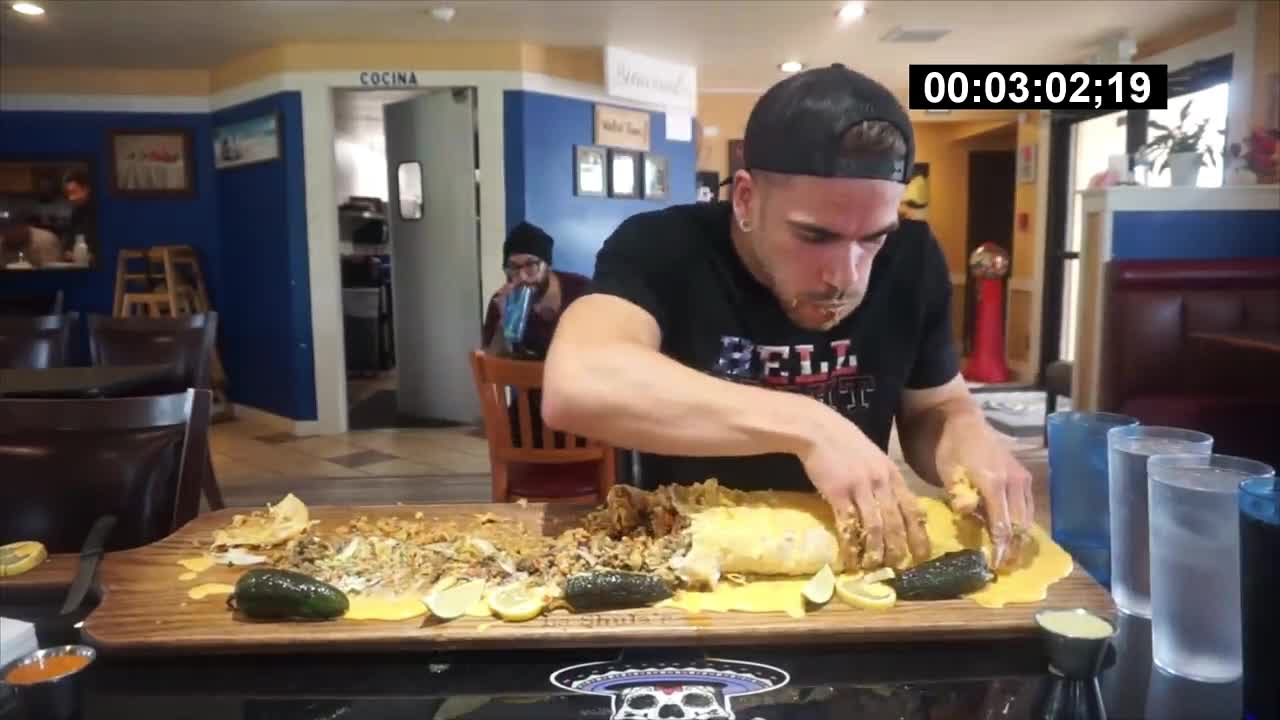 Ten-pound burrito challenge