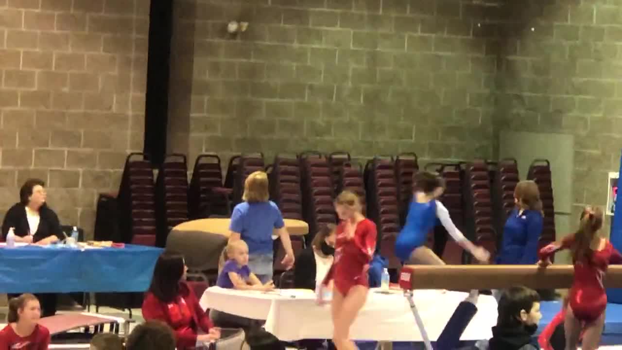 Gymnastics Hot Springs vault Athena 1st