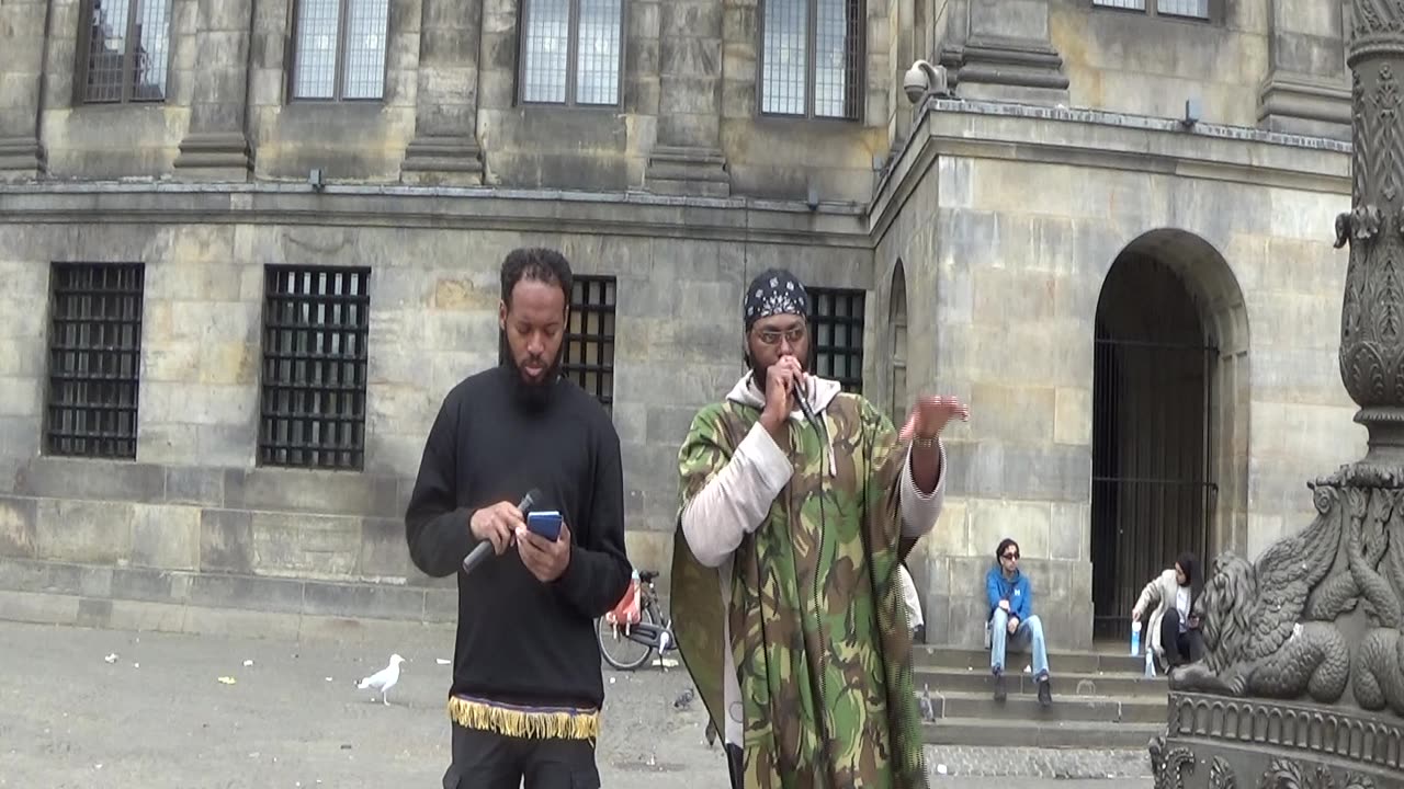 Hebrew Israelites Prophetic Camp Street Teaching 8-6- 2024 Amsterdam (The Dam/Netherlands) Pt 2