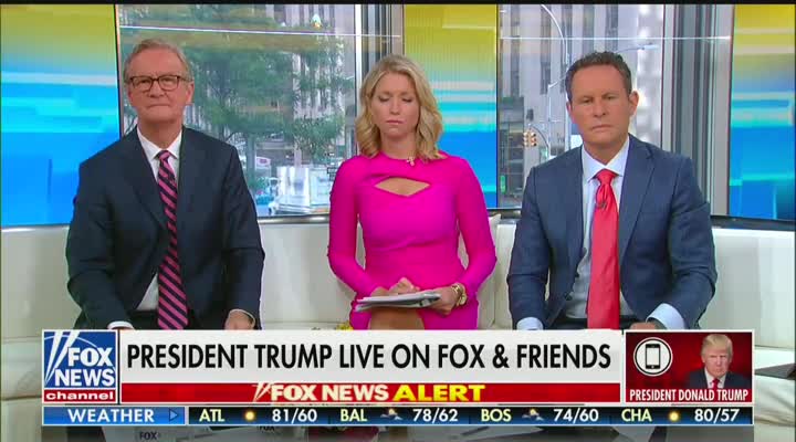 Trump slams Nervous Nancy on Fox & Friends