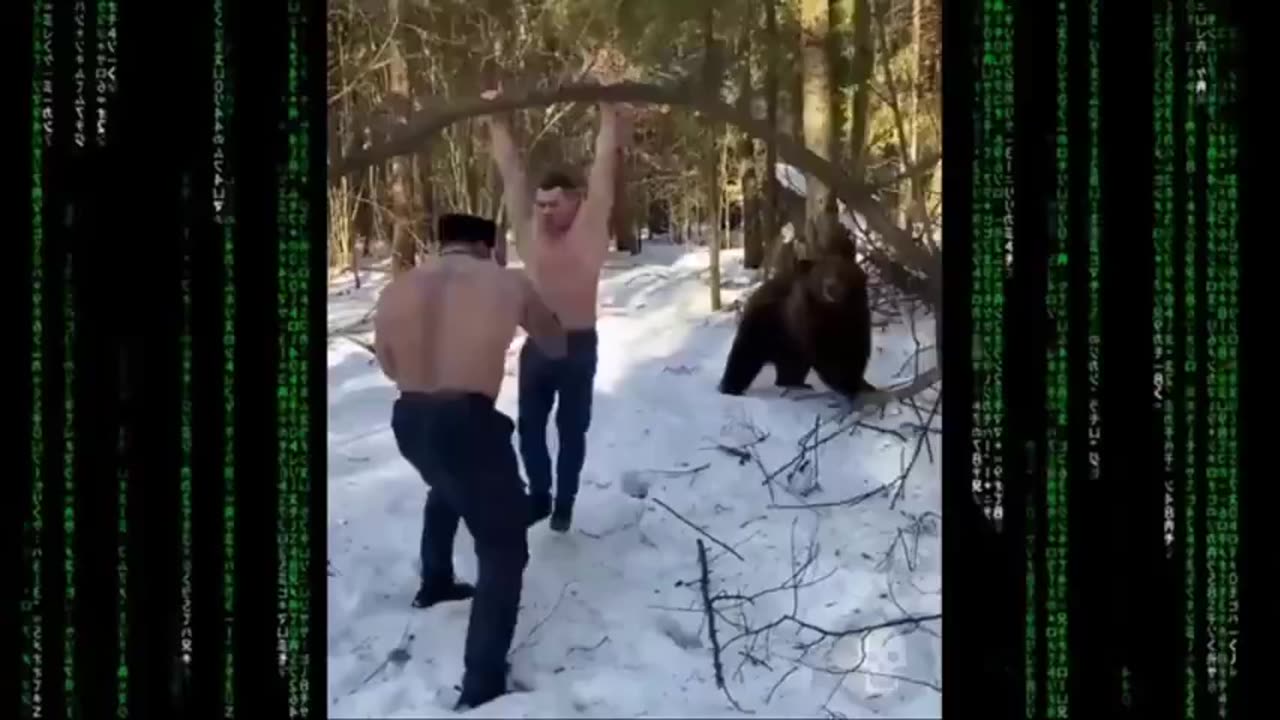 2 Russians 1 🐻 I'm part Czech slavics are built different lol