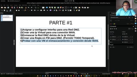 PARTE 1: IP Virtual, NAT Saliente Avanzado, Reglas FW, DDNS NO-IP, HA Proxy y ACME Let's Encrypt