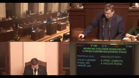 Poslanec Lubomír Volný v poslanecké sněmovně 26.2.2021_(IGNOROVANI_ODBORNIKU_POLITIKY)