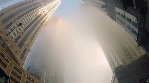 BASE jump into Downtown - Tall Building