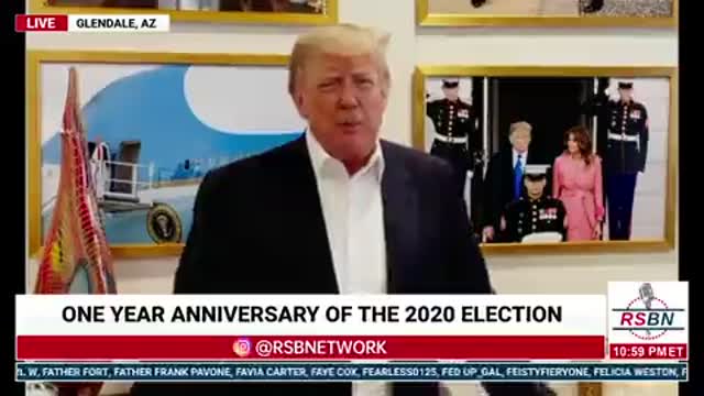 One year anniversary of the 2020 election