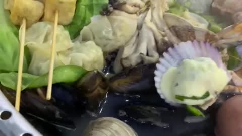 steamed seafood