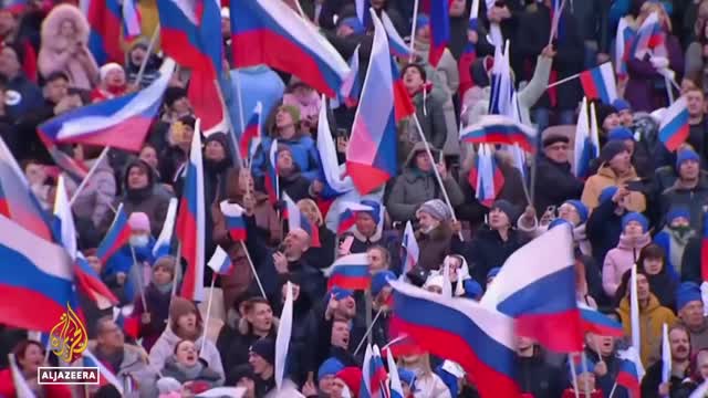 Putin marks eighth anniversary of annexation of Crimea