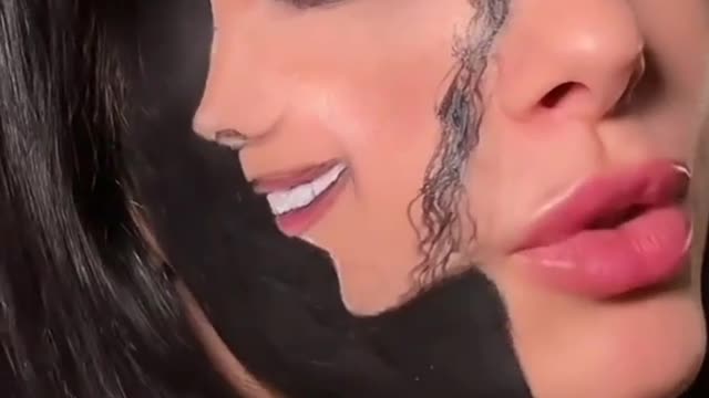 Wow 😲 Amazing makup dision#shorts