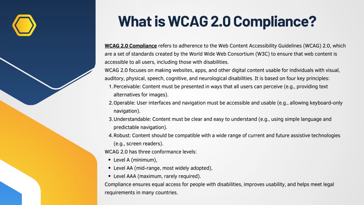 WCAG 2.0 Compliance: Ensuring Web Accessibility for All