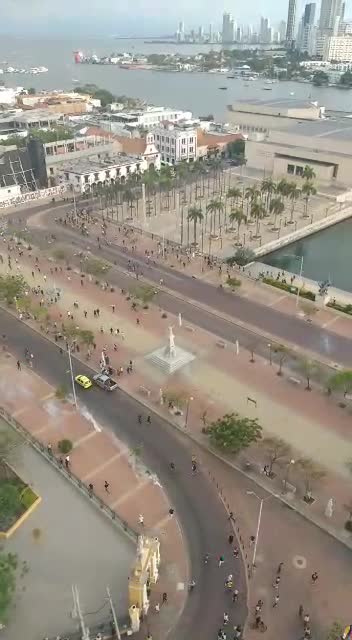 Enfrentamientos tras protestas en Cartagena